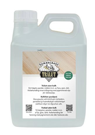Gammeldags Trälut utan kalk
