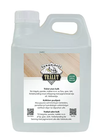 Gammeldags Trälut utan kalk