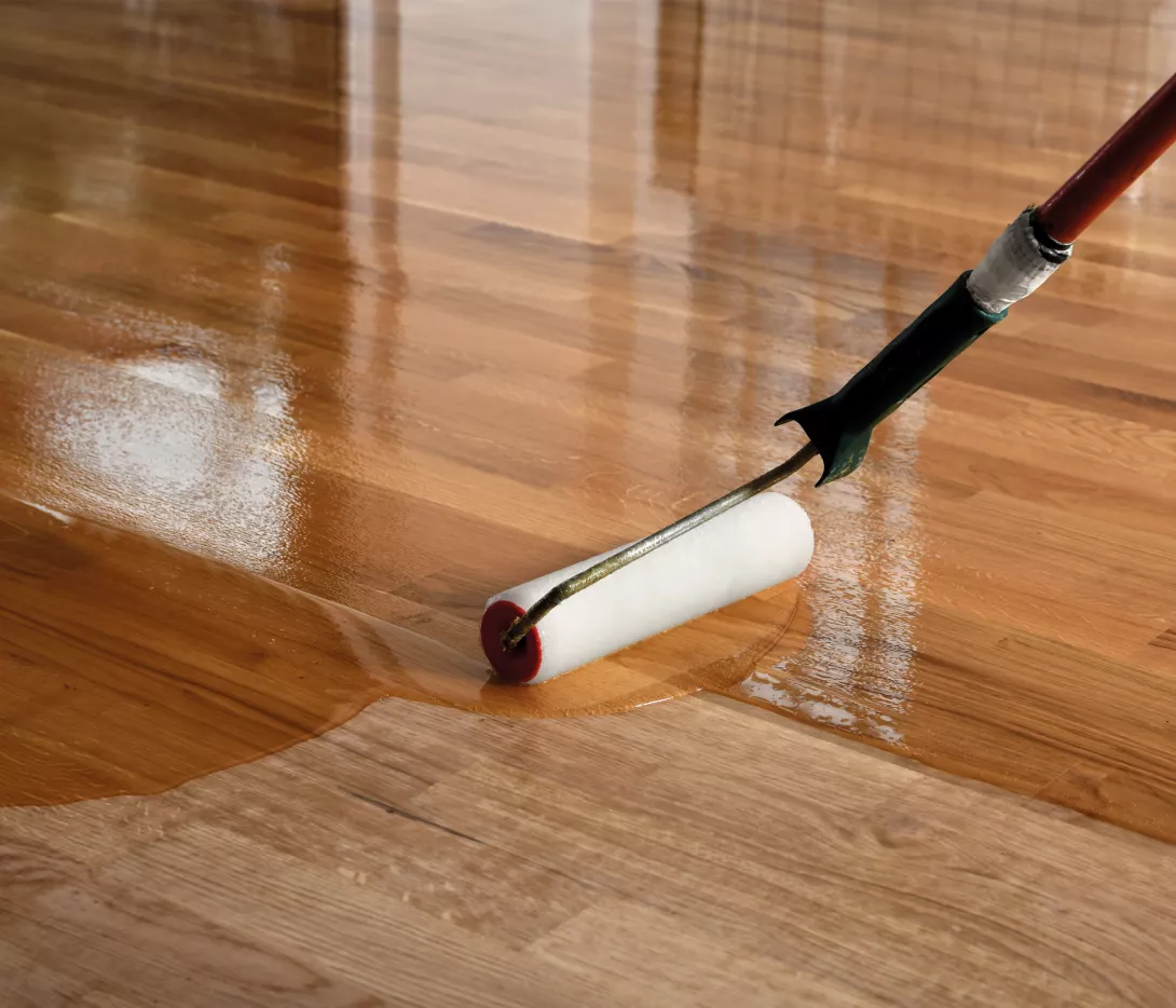 Timberex Wax-Oil applicering med roller